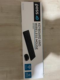 tastiera e mouse senza filo