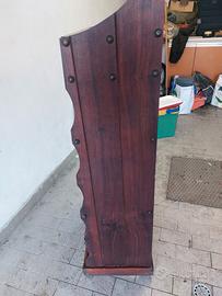 Rastrelliera porta vini ciliegio