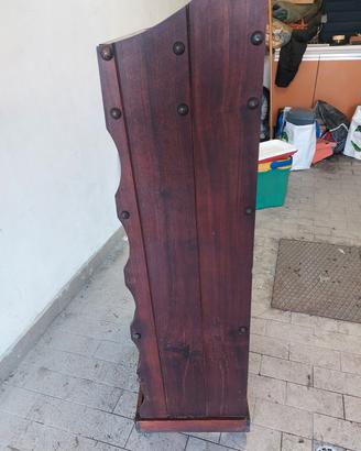 Rastrelliera porta vini ciliegio