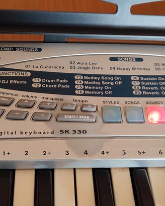 Tastiera pianola farfisa