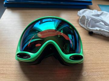 Maschera da sci Oakley lente PRIZM - Verde