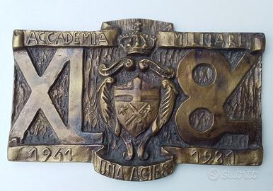 Targa in bronzo Accademia Militare di Modena