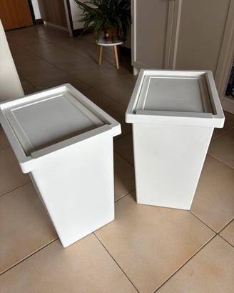 Bidoni Ikea bianchi