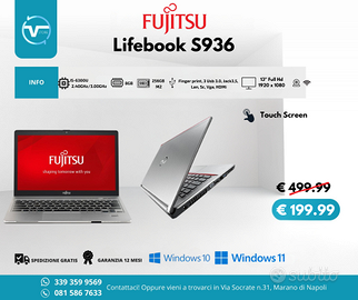 Fujitsu Lifebook S936 i5 8Gb 256Gb M2 - 13"3