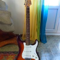 chitarra elettrica, ampli,pedaliere,wirless,ecc.