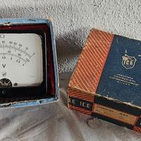 STRUMENTO QUADRO ELETTRICO ICE VINTAGE VOLTMETRO