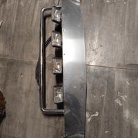 Parasole in acciaio inox con fari hella