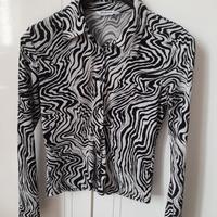 Camicia zebrata Stradivarius 