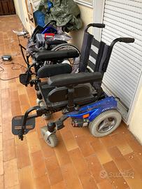 Sedia a rotelle a motore mai usata