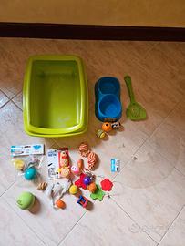 TOILETTE LETTIERA PALETTA CIOTOLA CONO GIOCHI