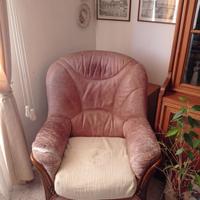 poltrone in pelle anni 90 