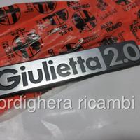 Alfa romeo giulietta 2.0 turbodelta scritta