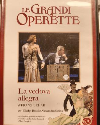 DVD le grandi operette vedova allegra Franz Lehar