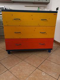 Cassettiera Foppapedretti 3 cassetti