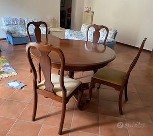 Salotto legno massello ritiro a mano