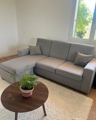 Divano 3 posti con chaise longue