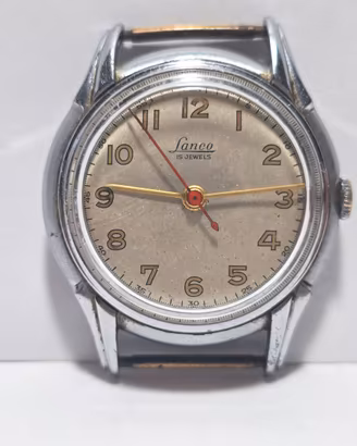 Orologio Vintage Lanco Anni '40 Cassa 35mm Manuale