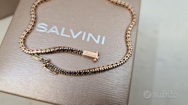 Tennis Salvini Diamanti neri 1,30 Ct in Oro 18 kt