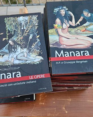 collezzione libri erotici Manara