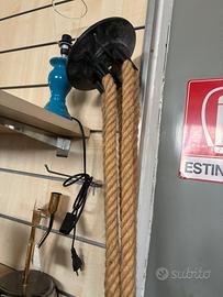 Lampadario a Sospensione con Corde Nautiche