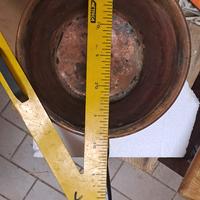 paiuolo in rame kg 1,8 Manico bachelite antifuoco