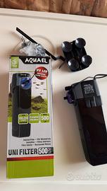 Aquael filtro interno acquario lampada uv