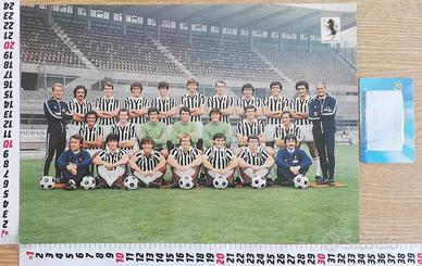 Foto cartolina formazione Juventus 1980/81