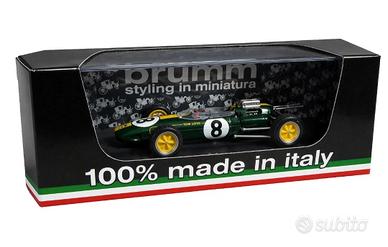 Modellino F1 Lotus 25 1963 Clark Brumm 1/43