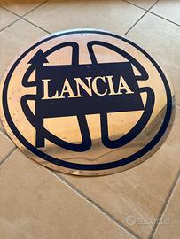 Cartello cromato LANCIA