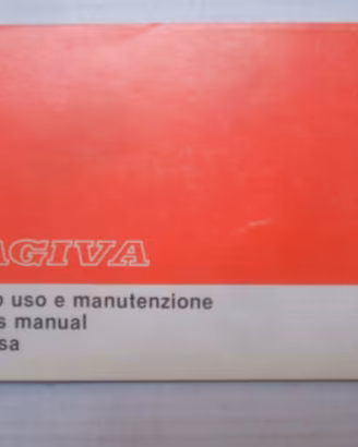 USO E MANUTENZIONE CAGIVA ALA ROSSA ANNI 80 ? ?