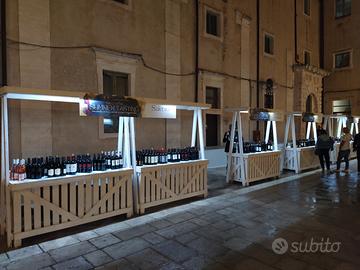 Noleggio banchi in legno per sagre, fiere e eventi