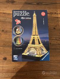 Ravensburger Puzzle 3D Torre Eiffel Night Edition