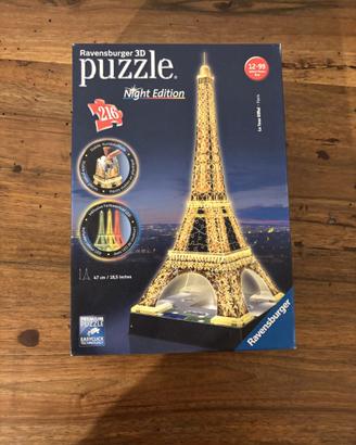 Ravensburger Puzzle 3D Torre Eiffel Night Edition