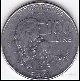 100 lire 1979 Italia FAO