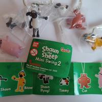 collezione completa mini ciondoli Shaun la pecora 