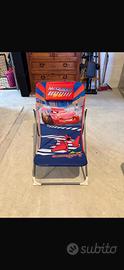 Sedia spiaggina Cars Disney