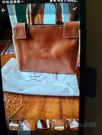 Borsa pelle Prada nuova con cartellino
