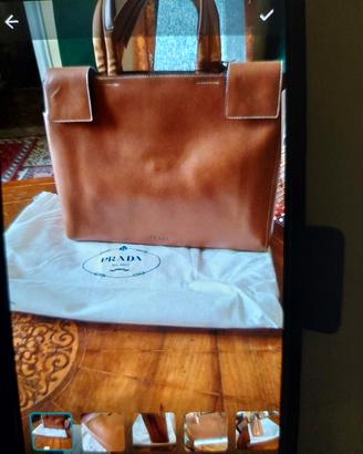 Borsa pelle Prada nuova con cartellino