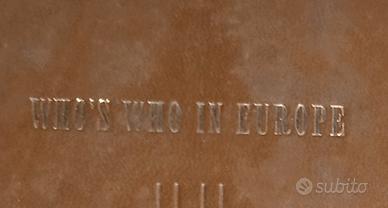 Libro Who is Who in Europe