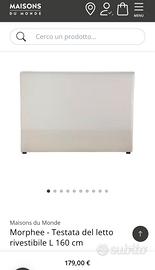 Testata Letto Maison du Monde - Morphee 160cm