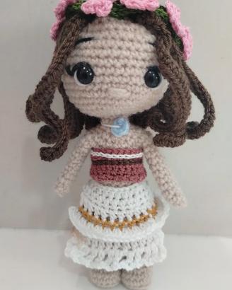 Vaiana/Moana amigurumi 