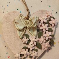 Decorazione a cuore in legno