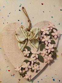 Decorazione a cuore in legno