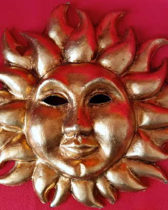 Maschera Veneziana Sole Ridente Sebastiano Perez 