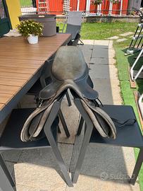 Sella da cavallo e corpetto paraschiena  Daslö