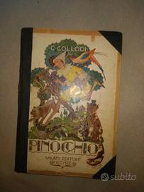 Libro Pinocchio Salani Editore 1934