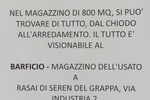 Attività di mercatino dell'usato
