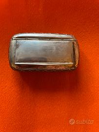 Tabacchiera in argento