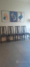Sedie da soggiorno in buone condizioni