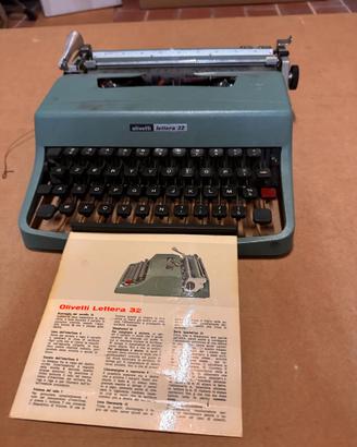 MACCHINA DA SCRIVERE OLIVETTI LETTERA 32 Typewrite